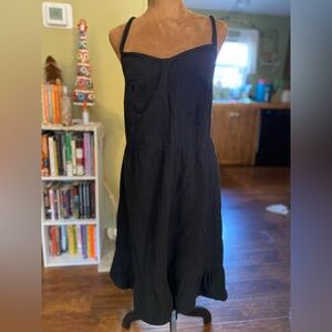 Old navy black cotton summer dress 2x
